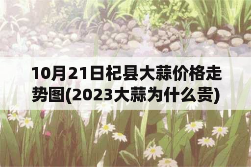10月21日杞县大蒜价格走势图(2023大蒜为什么贵)
